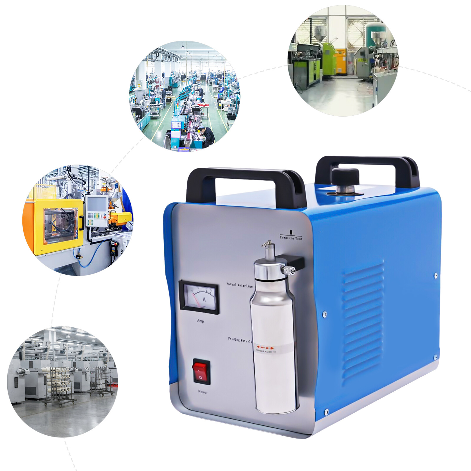 75 L/h 220v Hho Sauerstoff- Wasserstoff Gasflamme Generator Acryl Poliermaschine