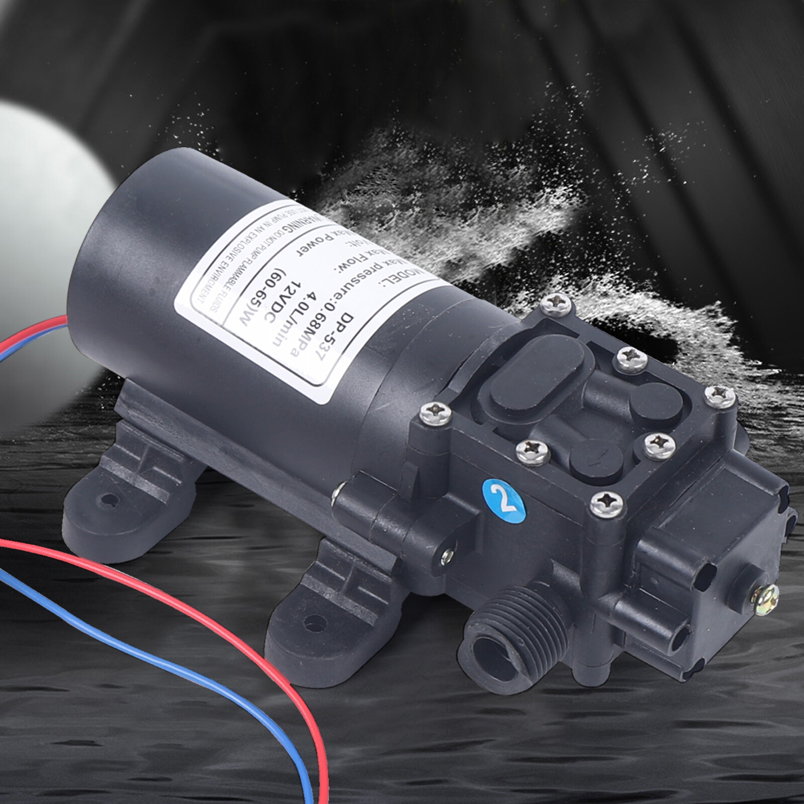 Wasserpumpe Selbstansaugende Pumpe 12v Hochdruckpumpe Membranpumpe Pumpe 4l/min