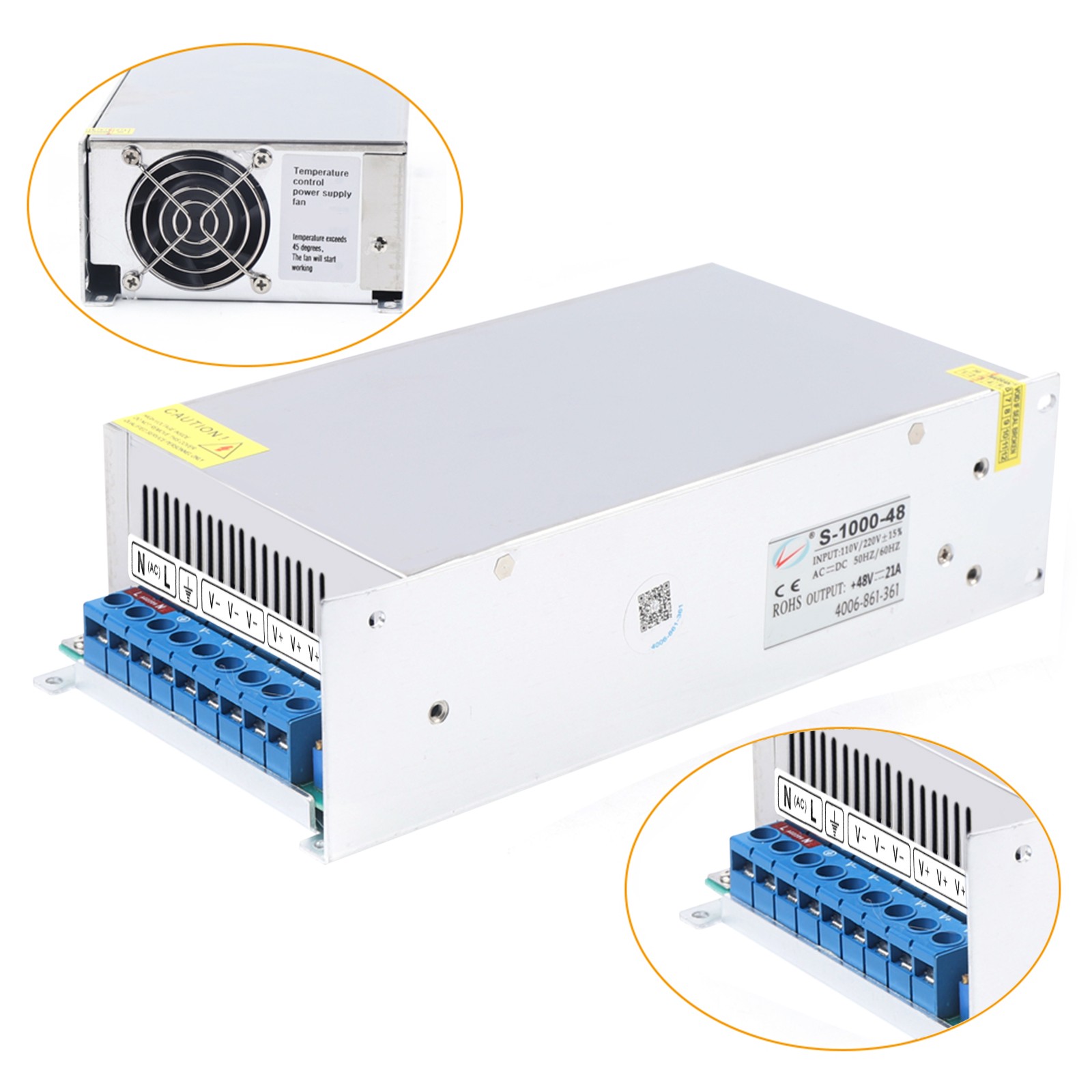 48 V 20 A Schalter Netzteil Treiberanzeige Schaltnetzteil Power Supply 1000w Dhl