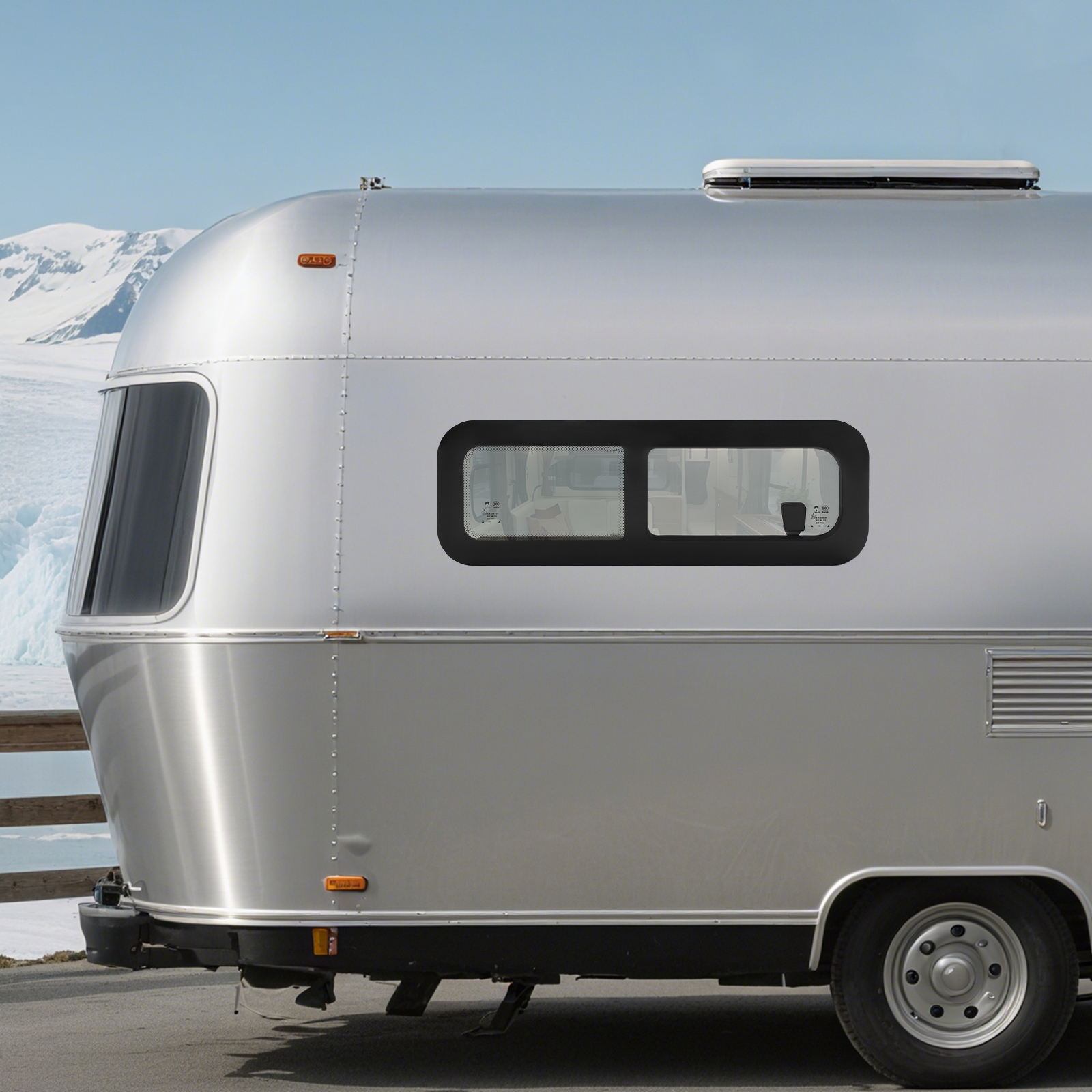 Camper-fenster Wohnmobil-fenster Wohnwagen Horizontal-schiebefenster 800270mm