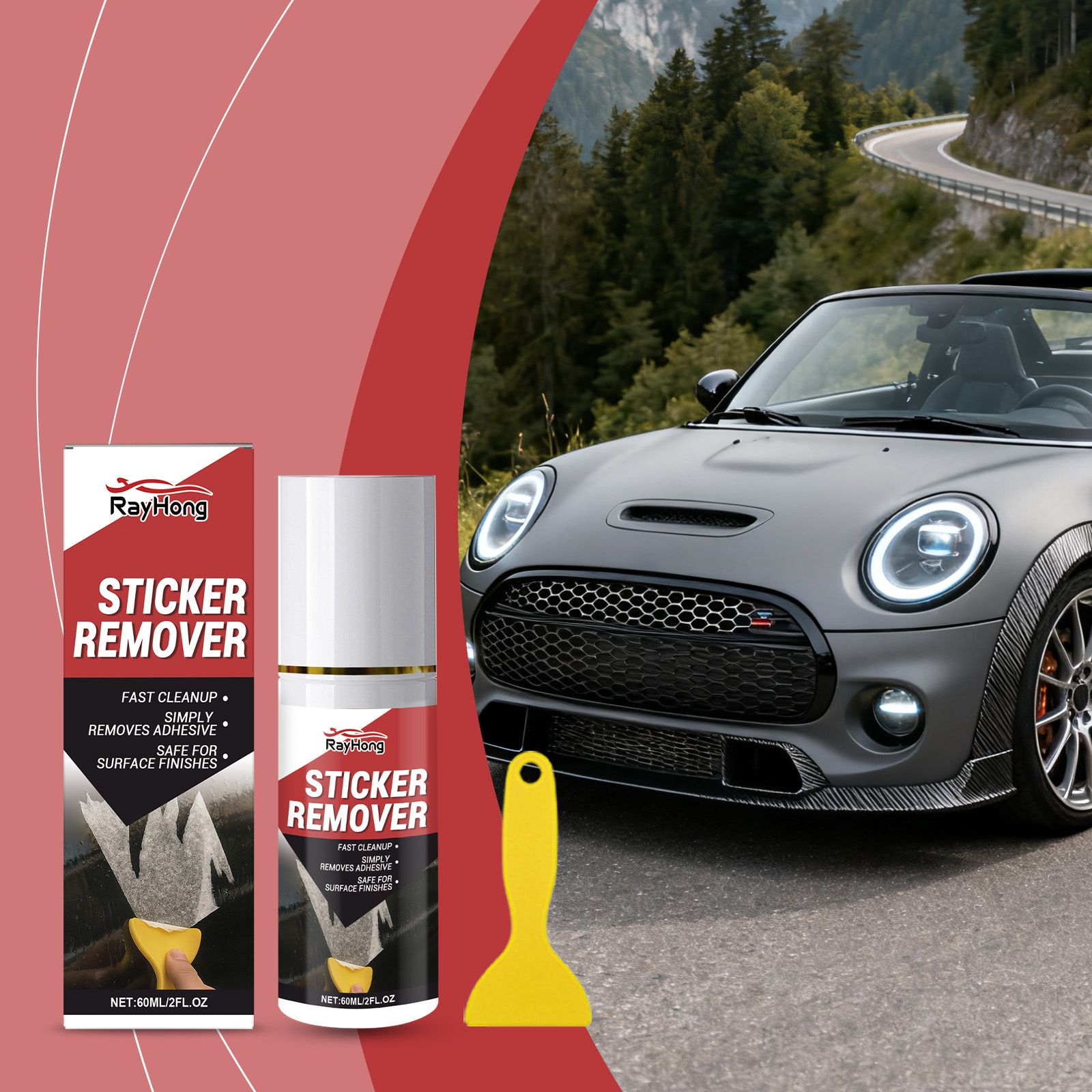 Auto-klebstoffentfernungsset – Praktische Tägliche Reinigung Von Aufklebern – 60 Ml -- Biemmedue