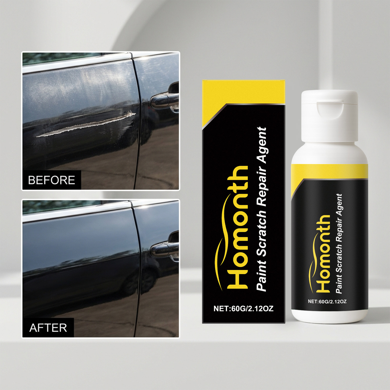 Autolack-kratzerpflegecreme, Zur Kratzerreparatur, Politur, Reinigung, Täglichen Pflege Und Für Lackglanz – 60 G -- Biemmedue