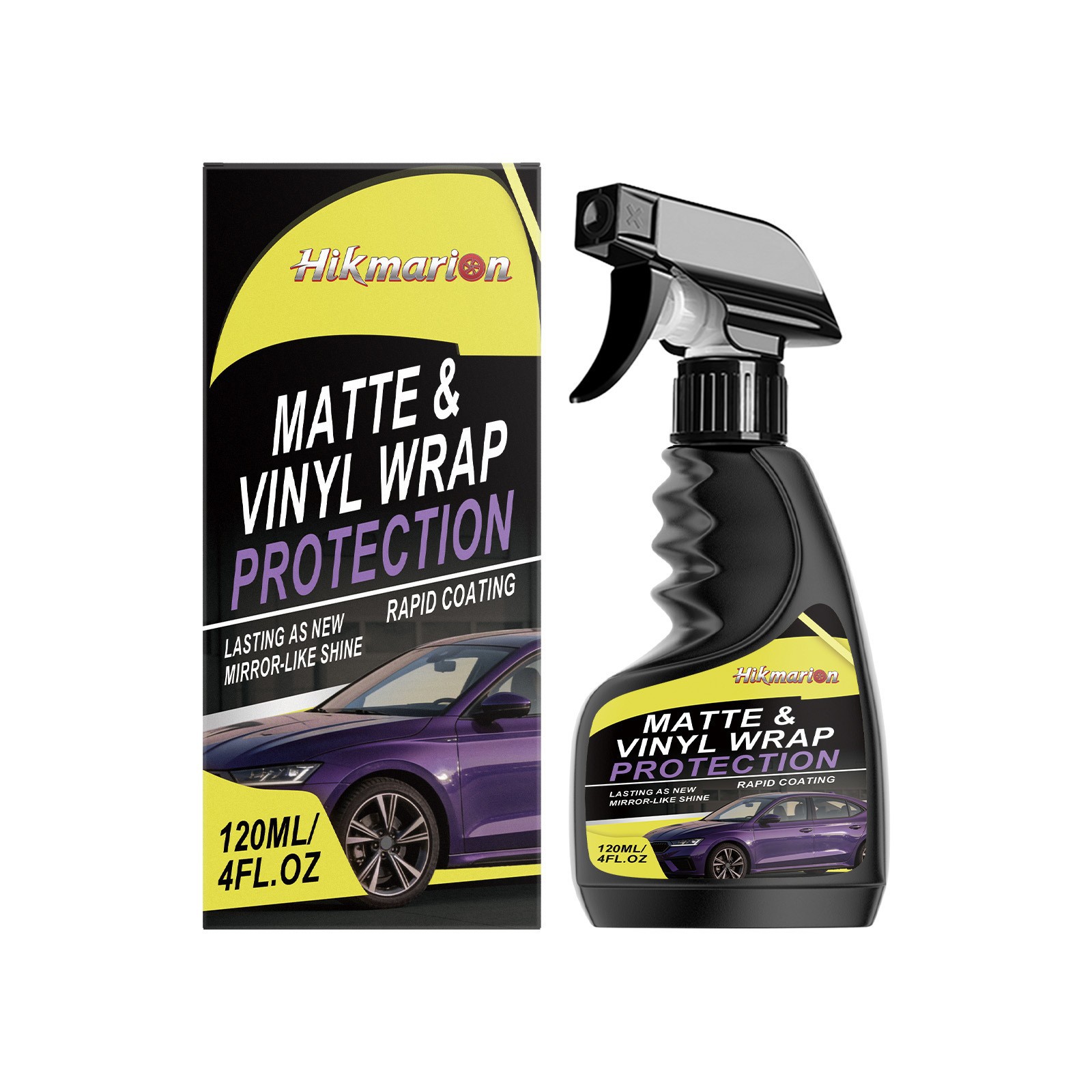 Autolack-spray – Reinigung, Pflege, Aufbereitung, Glanzversiegelung, Aufhellung Und Pflege Des Autolacks – 120 Ml -- Biemmedue