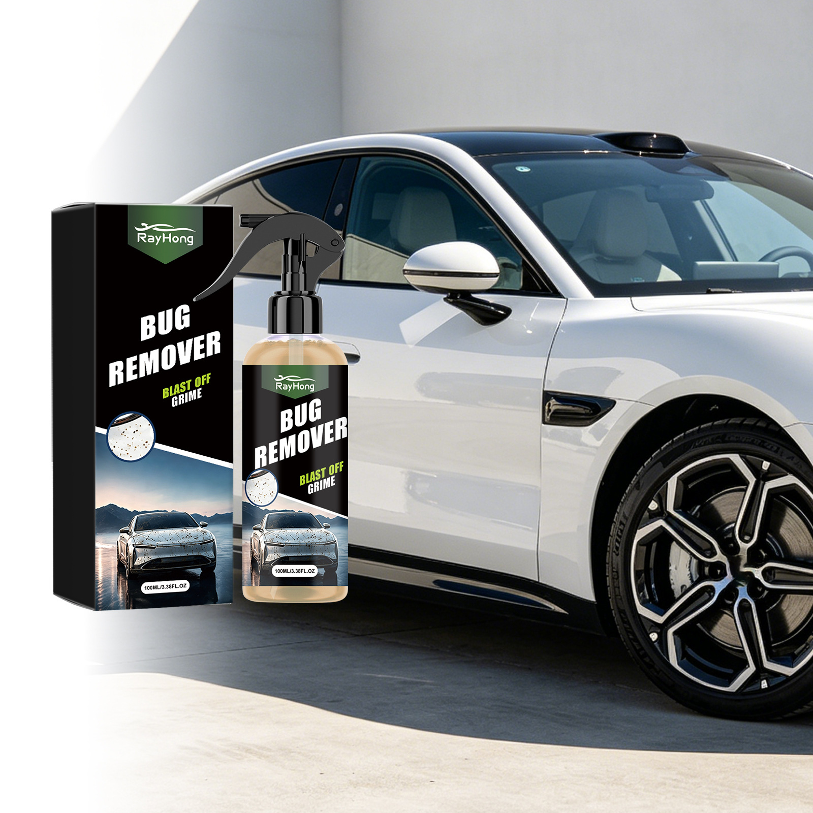 Autoreiniger, Praktisch Für Die Lackschonende Reinigung Von Autos, Tägliches Pflege- Und Glanzprodukt – 100 Ml -- Biemmedue