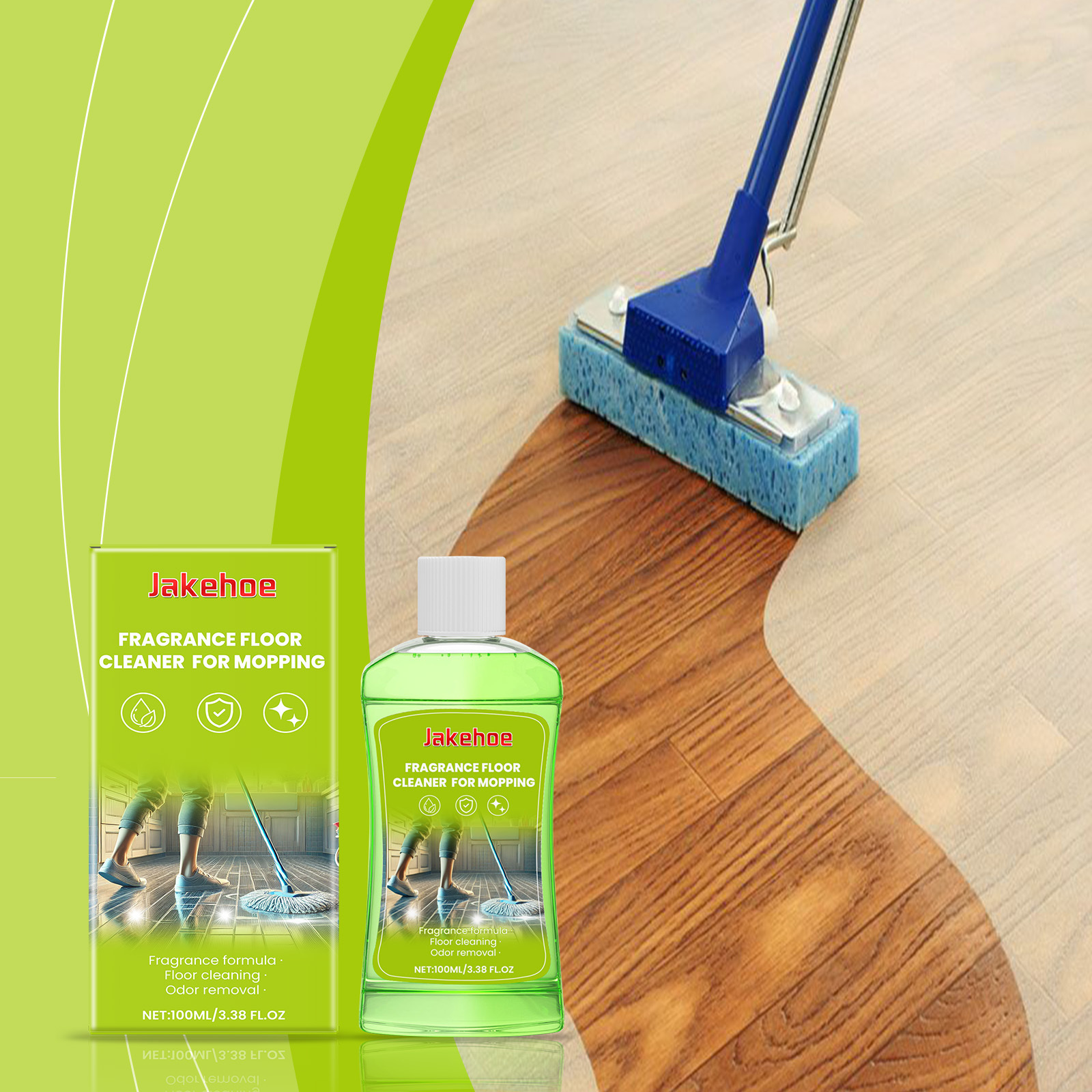 Bodenreinigungslösung Mit Blütenwasser Zur Entfernung Von Flecken Und Gerüchen, Langanhaltender Duft Für Den Heimgebrauch – 100 Ml -- Biemmedue
