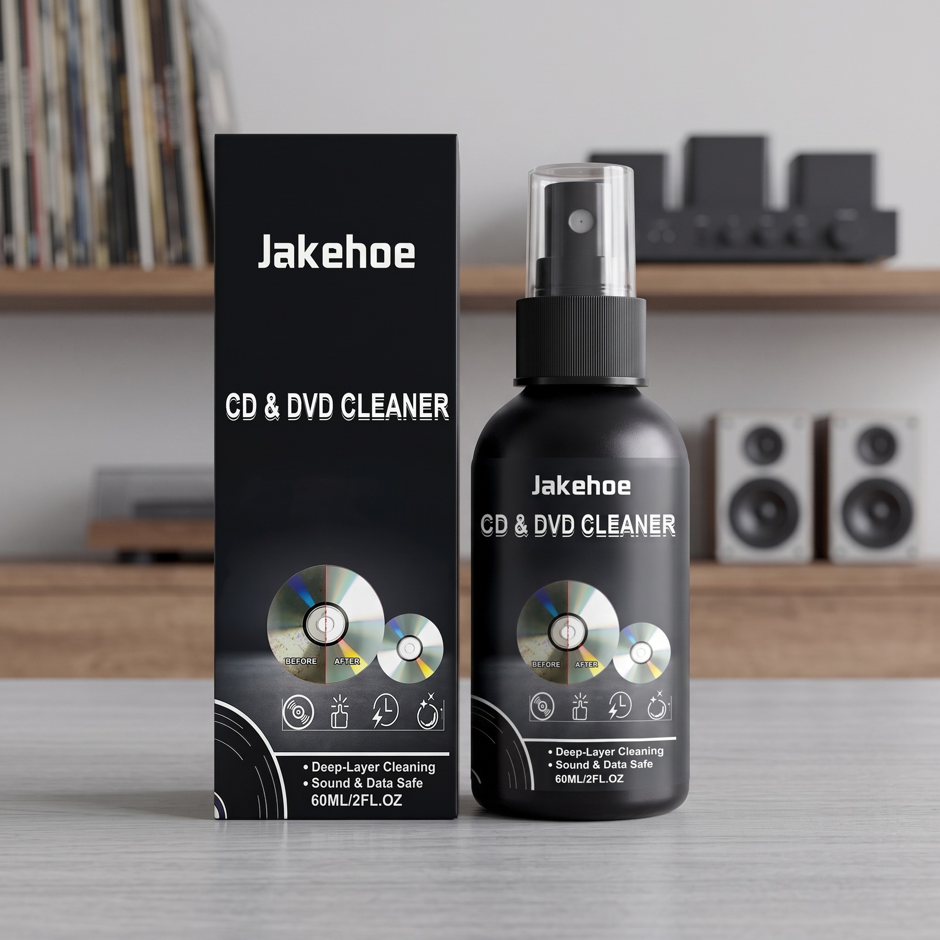 Cd-reiniger Entfernt Flecken, Fingerabdrücke Und Staub Von Cds Und Schallplatten Und Hinterlässt Sie Glänzend Sauber. – 60 Ml -- Biemmedue