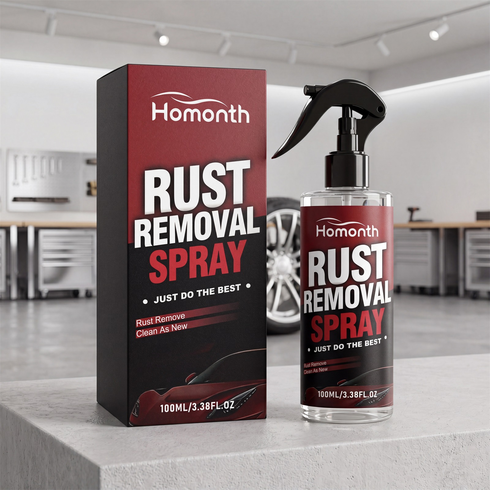 Felgen-rostentferner-spray Für Autofelgen – 100 Ml (zur Rostentfernung, Reinigung, Pflege Und Glanzwiederherstellung) -- Biemmedue