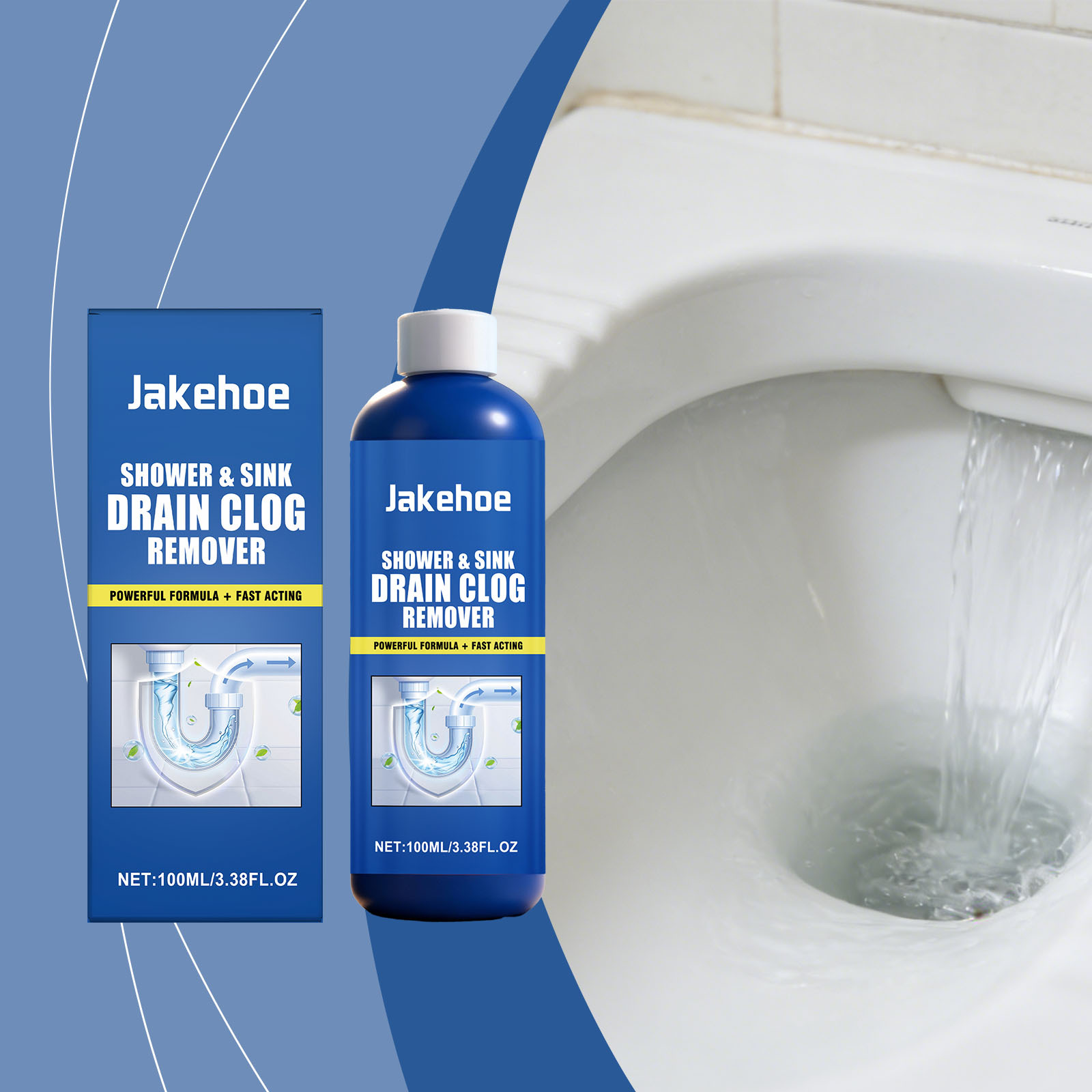 Haushalts-abflussreiniger Für Küchen-, Badezimmer- Und Toilettenrohre – 100 Ml -- Biemmedue