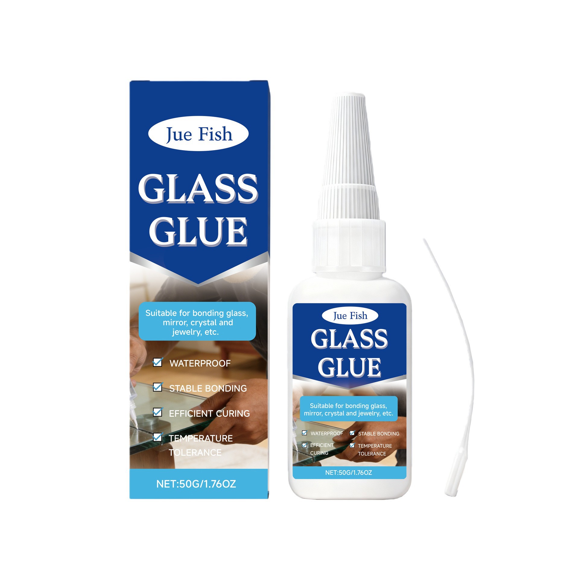 Hochfester, Schnelltrocknender Und Zuverlässiger Glaskleber Klare Und Natürliche Haftung. 50 G -- Biemmedue