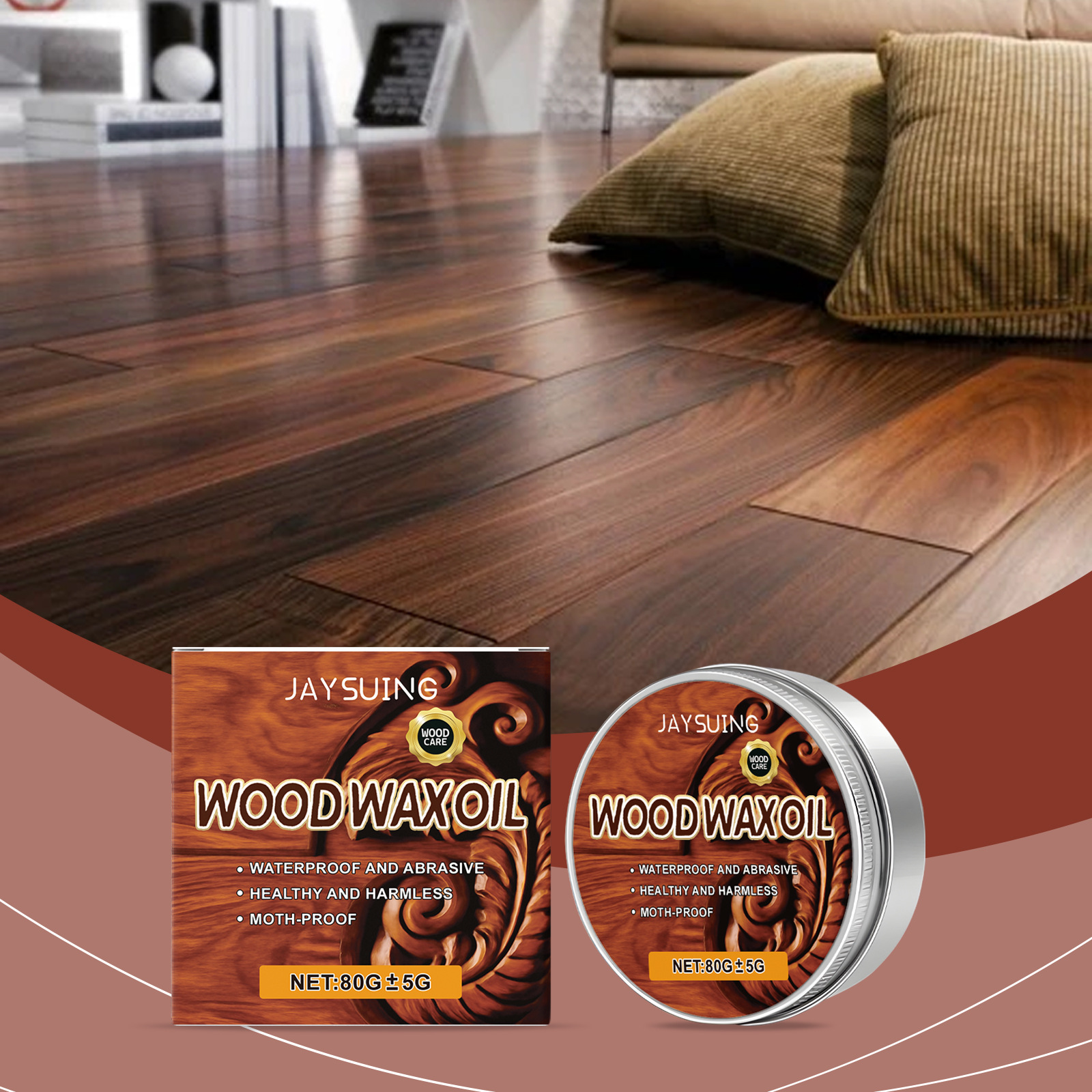 Holzmöbelpflegewachs – Polieren Und Glätten Von Mahagonimöbeln – 80 G ± 5 G -- Biemmedue
