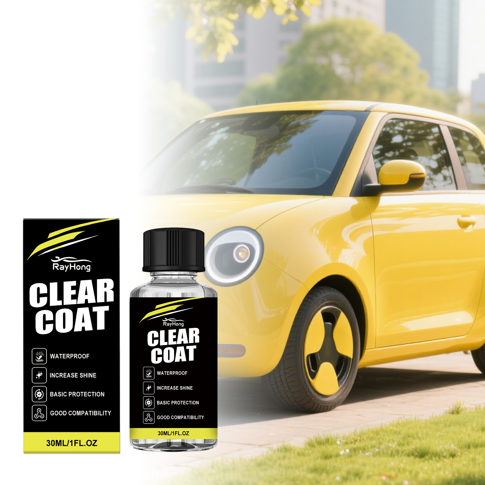 Klarlack-spray Für Autos – Schutzfilm Für Autolack, Wasserabweisend, Poliert Und Verleiht Glanz – 30 Ml -- Biemmedue