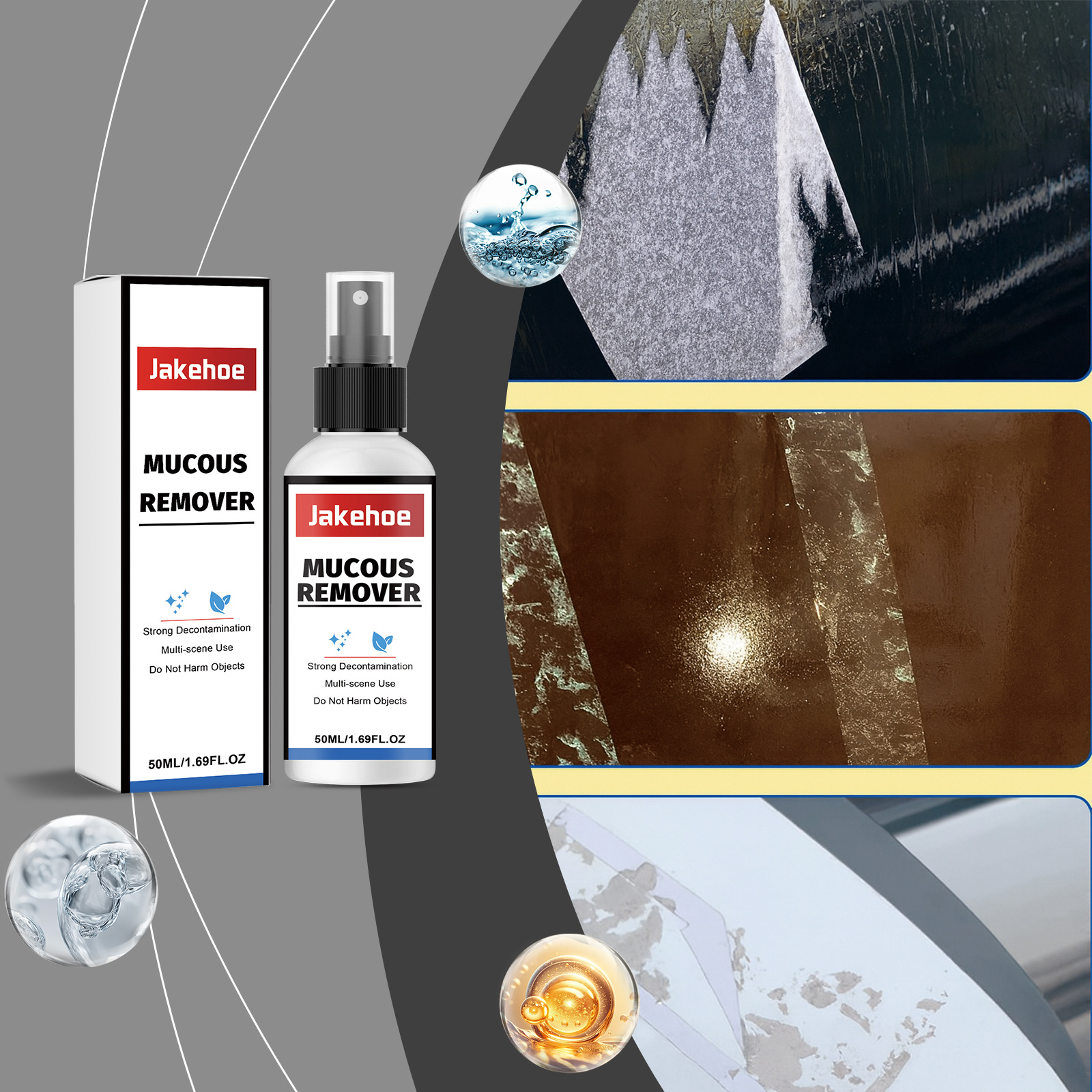 Klebstoffentferner Für Zuhause, Fenster Und Autoscheiben – Tägliche Reinigung Und Fleckenentfernung – 50 Ml -- Biemmedue