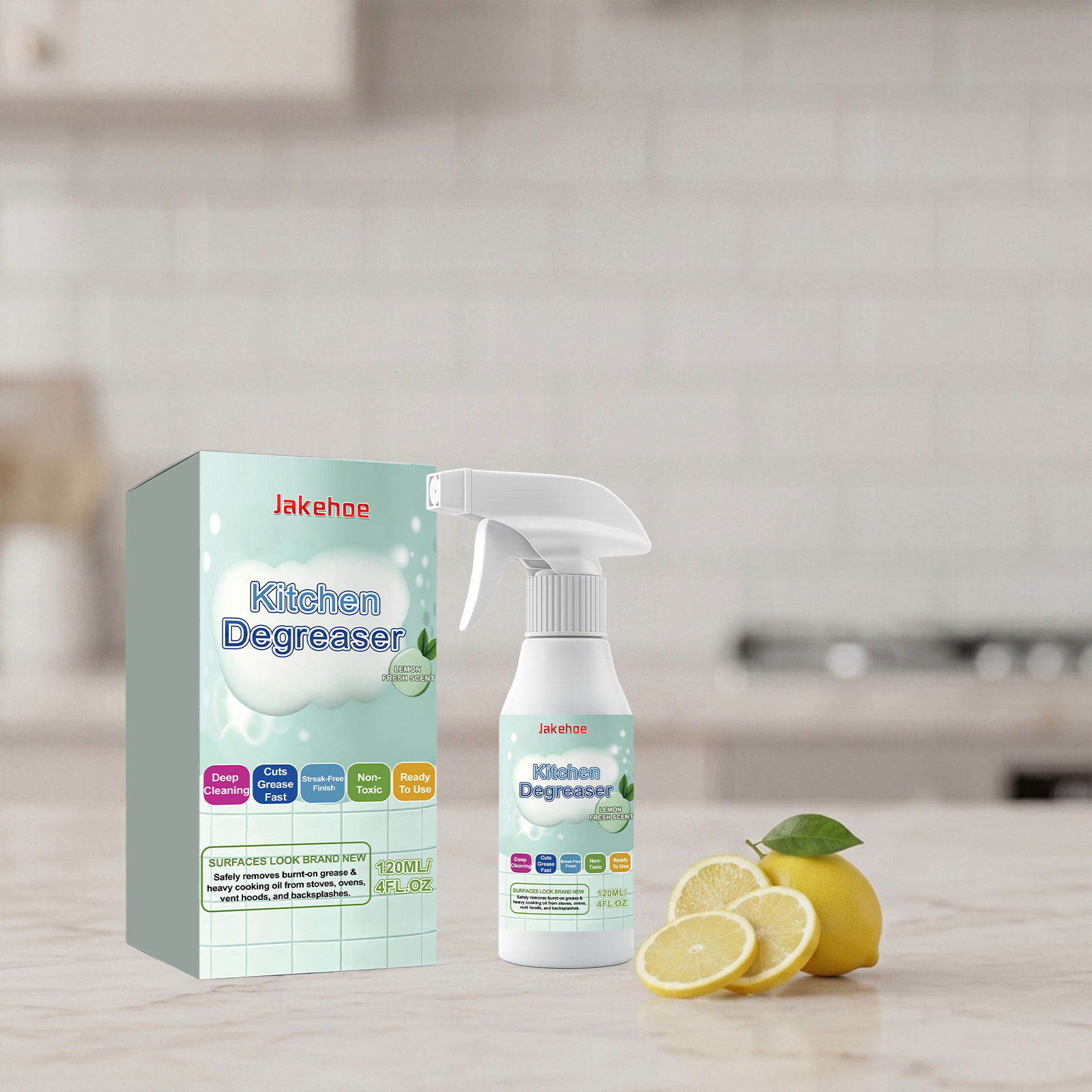 Küchenentfetter, Geeignet Für Dunstabzugshauben Und Kochfelder, Entfernt Sanft Alltägliches Fett Und Flecken – 120 Ml -- Biemmedue