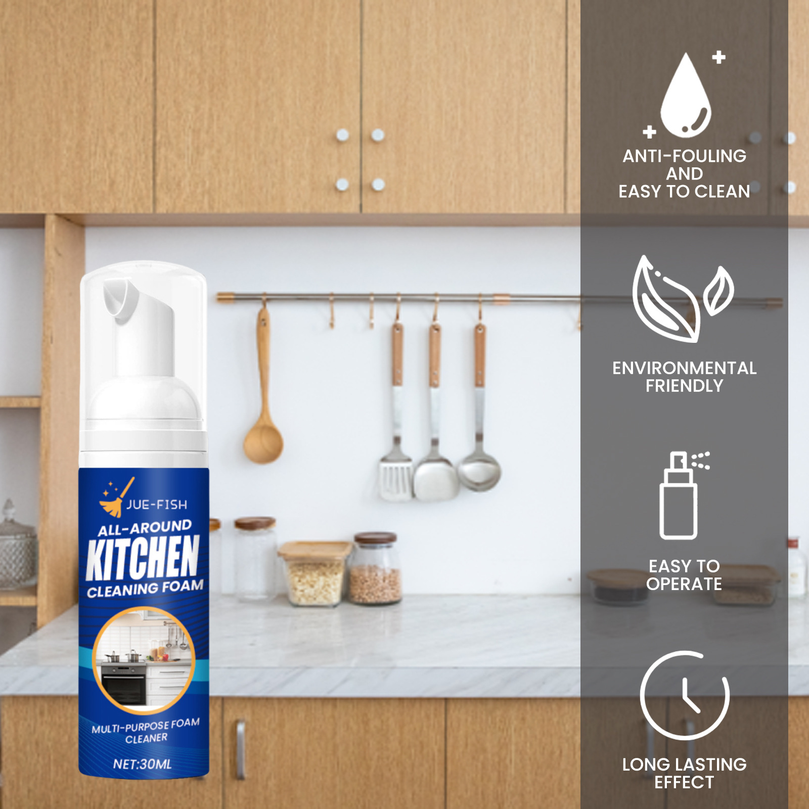 Küchenschaumreiniger Für Kochfelder Und Dunstabzugshauben – 30 Ml -- Biemmedue