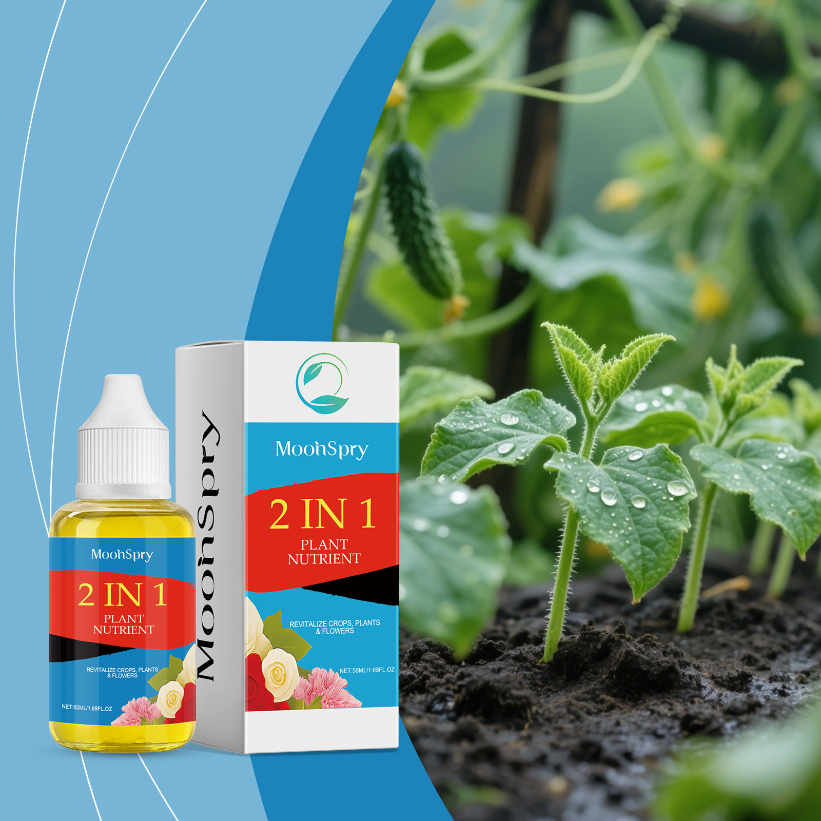 Pflanzenverjünger, Ein Konzentriertes Nährstoffpräparat Für Pflanzenwurzeln, Gartenpflanzen Und Topfpflanzen – 50 Ml -- Biemmedue