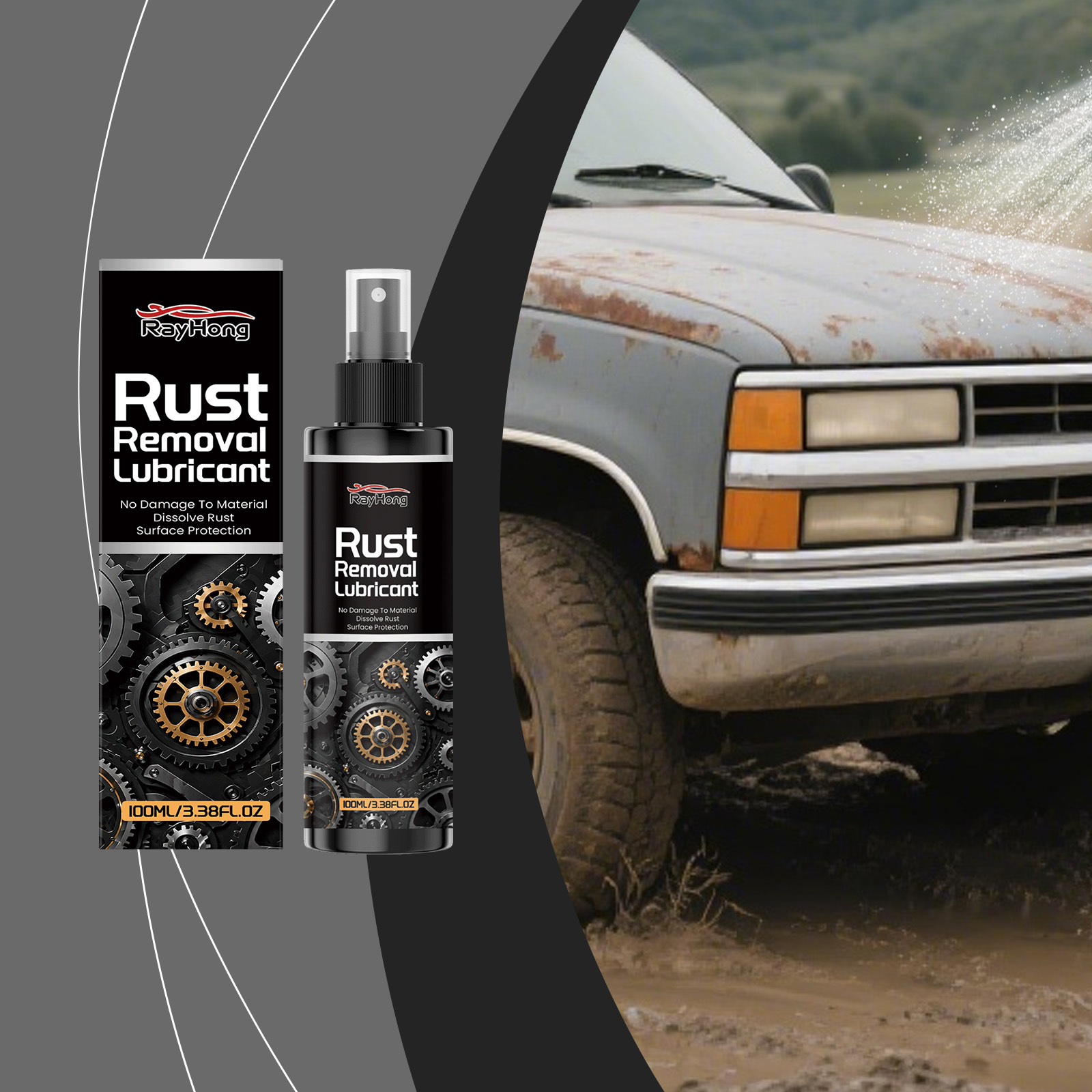 Rostentfernungsspray Für Autometallteile – Reinigung, Politur Und Tägliche Pflege – 100 Ml -- Biemmedue