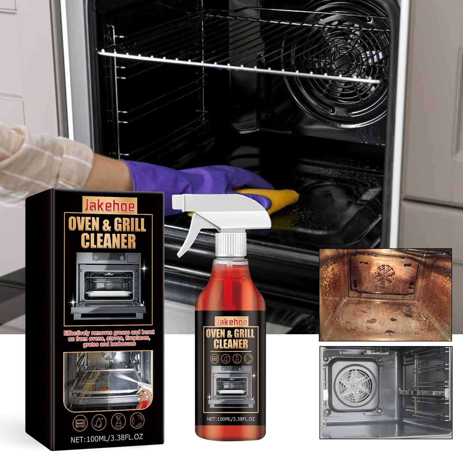Schaumreiniger Für Backofen Und Herd, Fleckenentferner Für Backofenroste, Duftspender, Würzmittel Und Fettlöser – 100 Ml -- Biemmedue