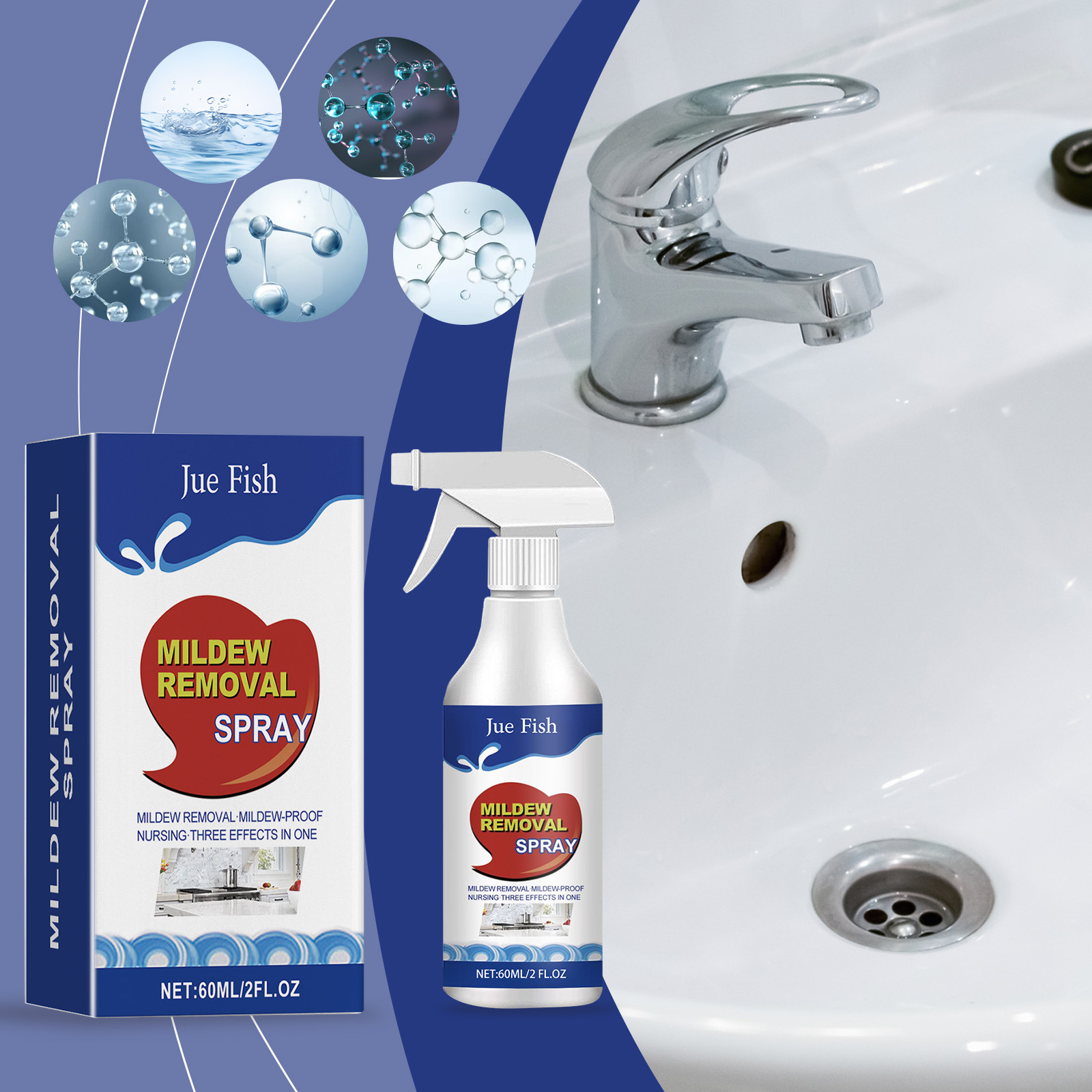 Schimmelentferner Für Zimmer, Küchen, Wohnzimmer Und Kühlschrankdichtungen – 60 Ml -- Biemmedue