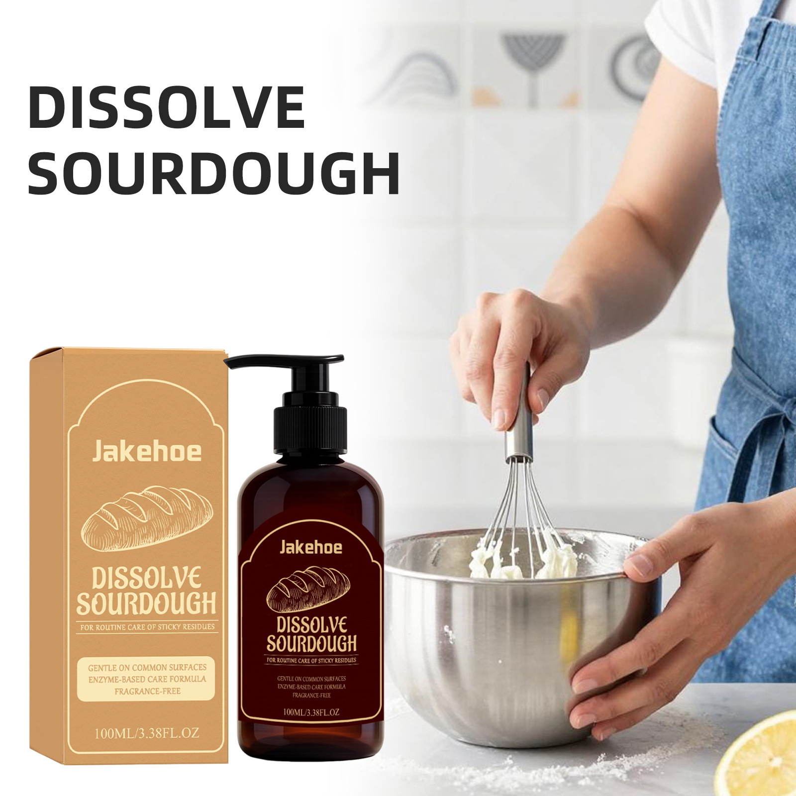 Teigreiniger Löst Speisereste Und Reinigt Töpfe, Pfannen Und Geschirr, Sodass Sie Glänzend Sauber Sind. – 100 Ml -- Biemmedue