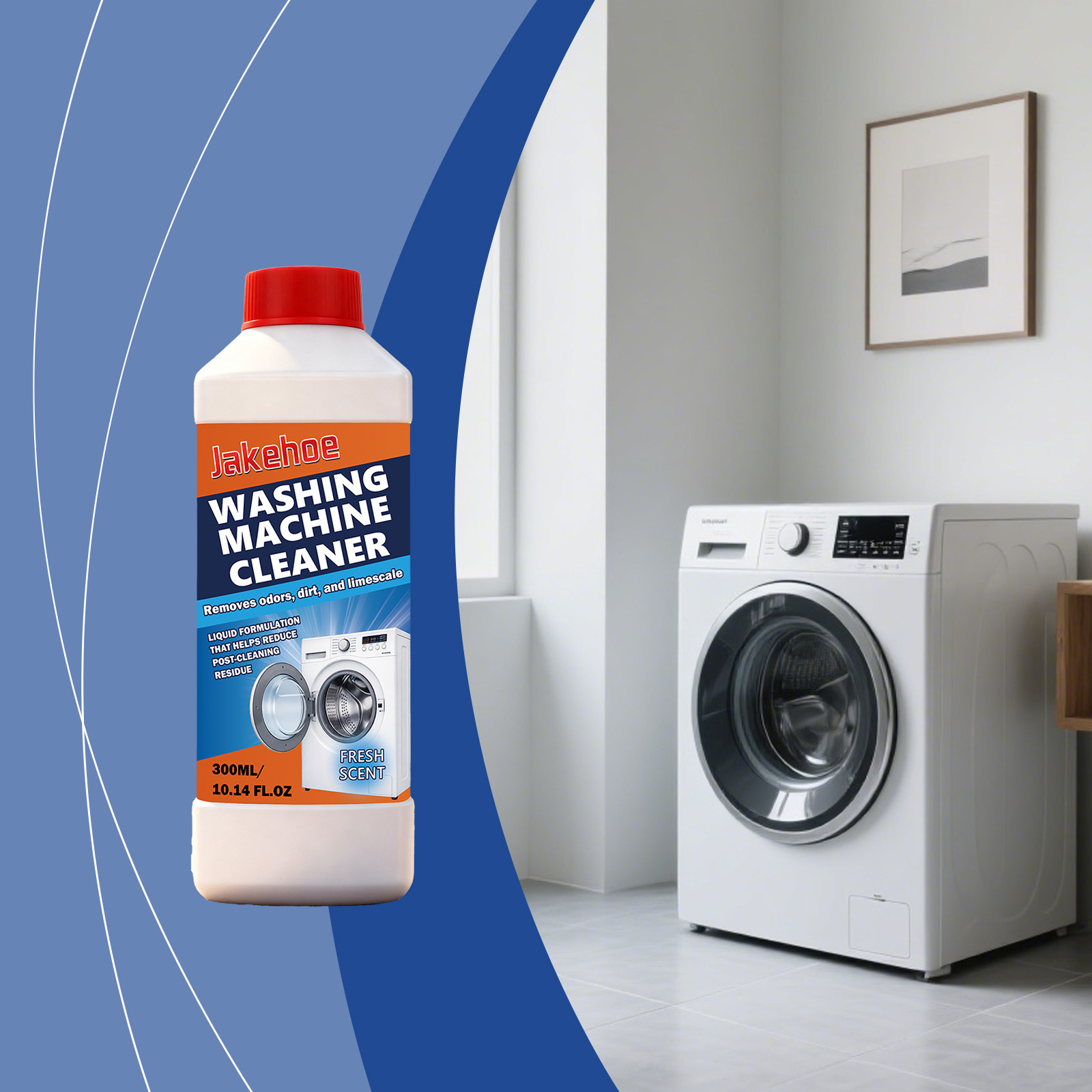 Waschmaschinenreiniger, Entfernt Kalk, Schmutz Und Gerüche Geeignet Für Front- Und Toplader-waschmaschinen – 300 Ml -- Biemmedue