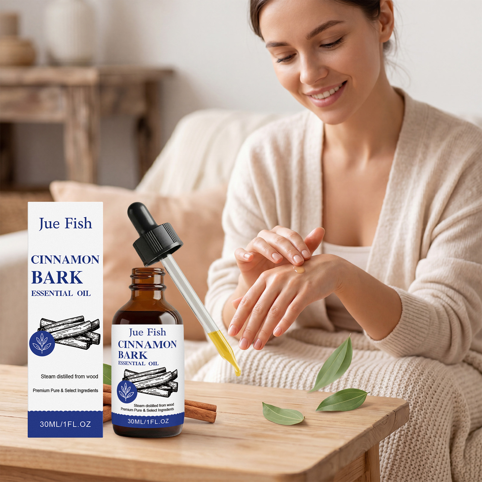 Zimtrinden-öldiffusor, Ätherisches Öl Für Die Aromatherapie, Das Eine Duftende Atmosphäre Schafft, Einen Anhaltenden Duft Hinterlässt Und Charme Verströmt – 30 Ml -- Biemmedue