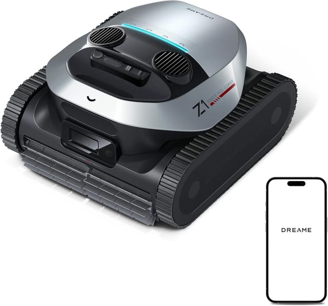 Poolroboter Z1, Hightech-Poolerkennung & Pfadplanung, hohe Saugleistung, für Pools bis 180 ㎡ - Dreame