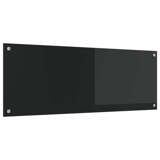 Küchenrückwand Schwarz 110 x 40 x 0.6 cm Vidaxl