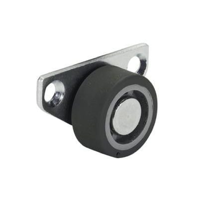 Seitenrolle für Hartböden D=30 mm, H=31 mm, 40 kg