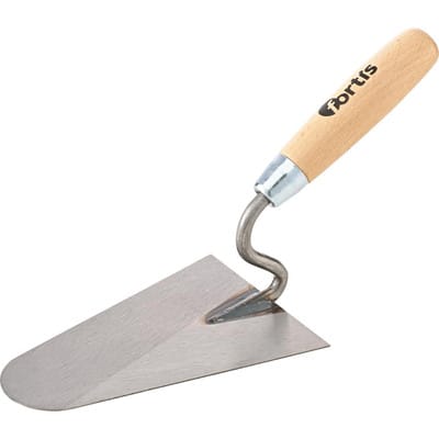 Rheinische Maurerkelle 180mm mit S-Hals - Fortis