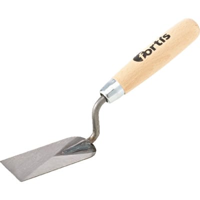 FORTIS Stukkateurspachtel 40mm Stahl gerade Hals