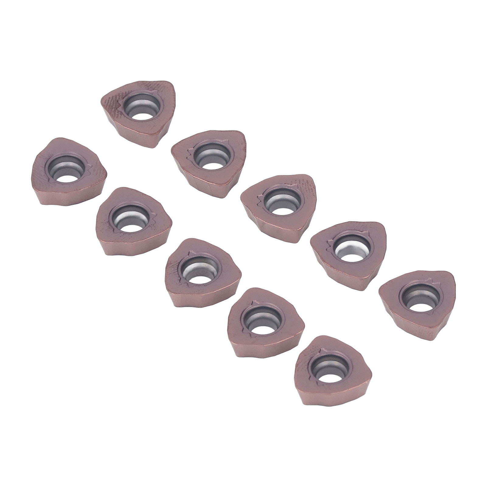 10 Wendeschneidplatten Aus Bronzebeschichtetem Hartmetall Für Cnc-drehmaschinen