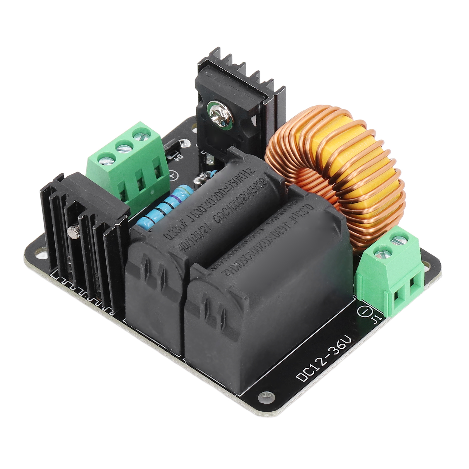 Zvs-netzteilmodul Für Niederspannungs-induktionserwärmung, Hochspannungsausgang, 12–24 V Dc-eingang