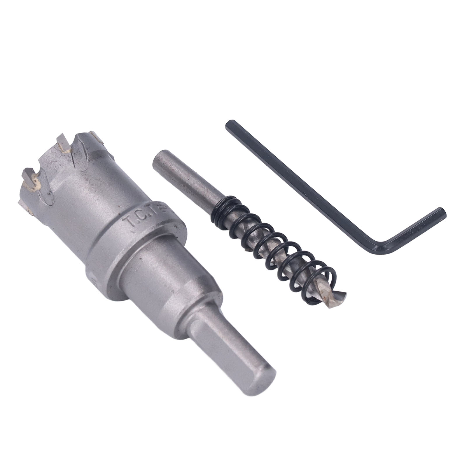 Hartmetall-lochsägen-set Für Dicke Metalle Mit Innensechskantschlüssel Und 25 Mm / 1 Zoll Kernbohrer