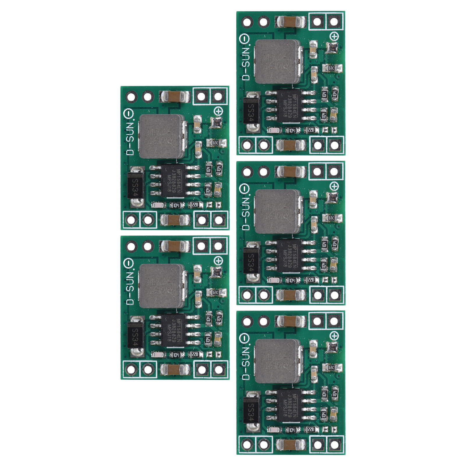 Dc-dc 3a Abwärts-netzteilmodul (5er-pack) Für Kommunikationsgeräte, Feste 5v-ausgangsspannung.