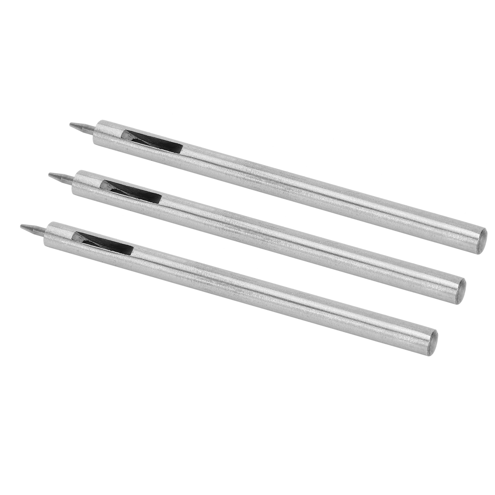 3 Runde Lochstanzen Aus Legiertem Stahl Für Lederarbeiten, 0,5 Mm Hohlbohrer