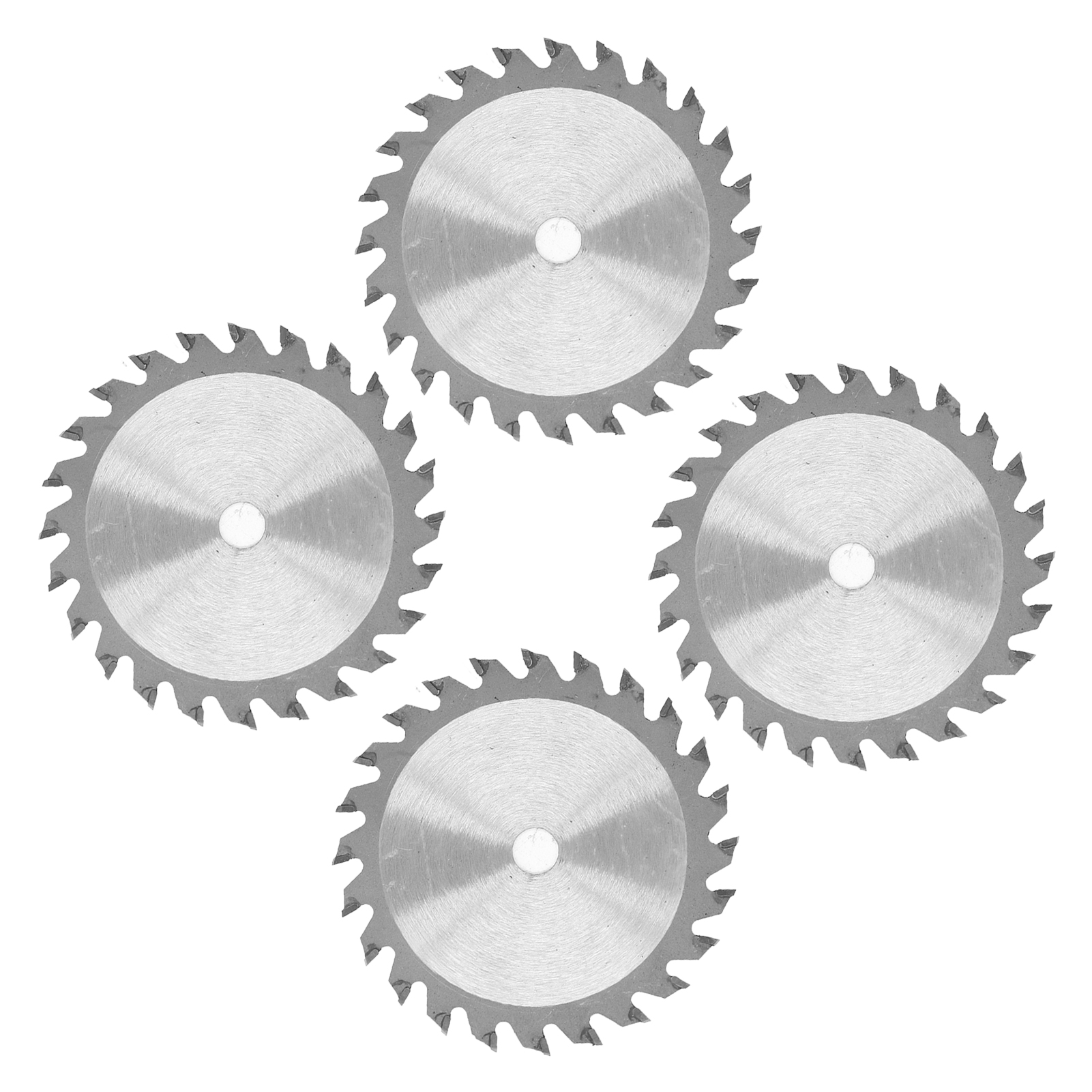 Satz Von 4 Hartmetall-kreissägeblättern, 3000 U/min, 85 Mm, 24 Zähne, Zum Schneiden Von Holz Und Kunststoff (dicke: 10 Mm).