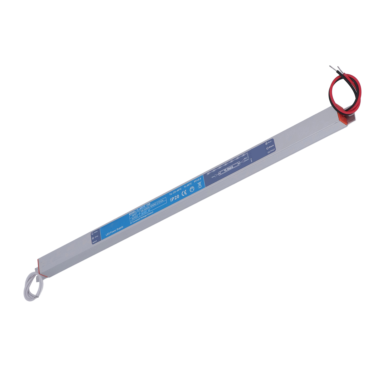 Led-netzteil, Gehäuse Aus Aluminiumlegierung, Stabiler Und Leiser Betrieb, 180–250 V Ac, 72 W, 24-v-led-schaltnetzteil