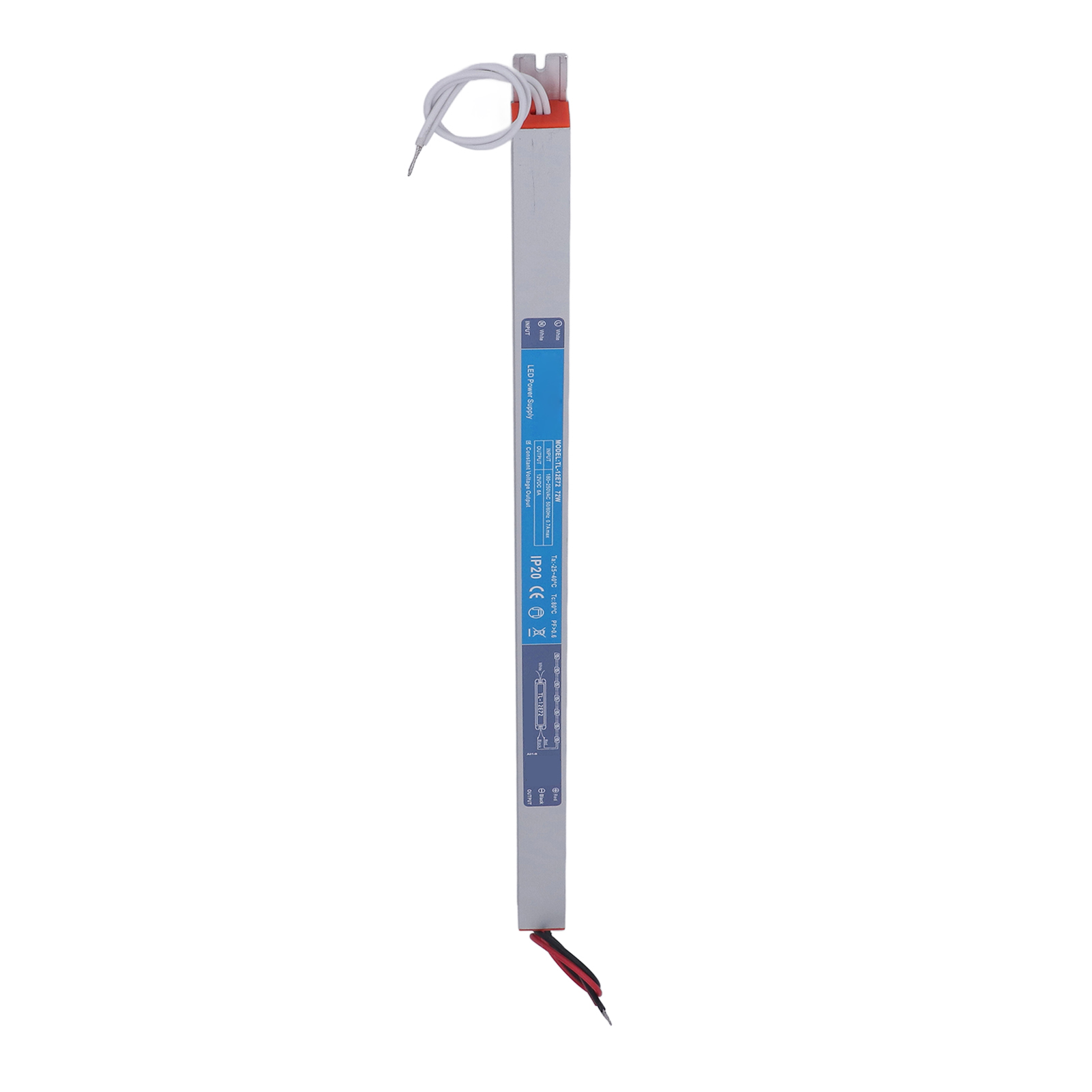 Led-netzteil, Gehäuse Aus Aluminiumlegierung, Stabiler Und Leiser Betrieb, 180–250 V Ac, 72 W, 12-v-led-schaltnetzteil
