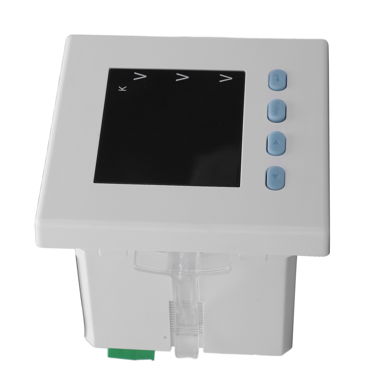 Dreiphasiges Intelligentes Digitales Voltmeter, Weißes Flammhemmendes Abs-gehäuse, Stromverbrauchsmonitor Für Den Heimgebrauch (220 V Ac).