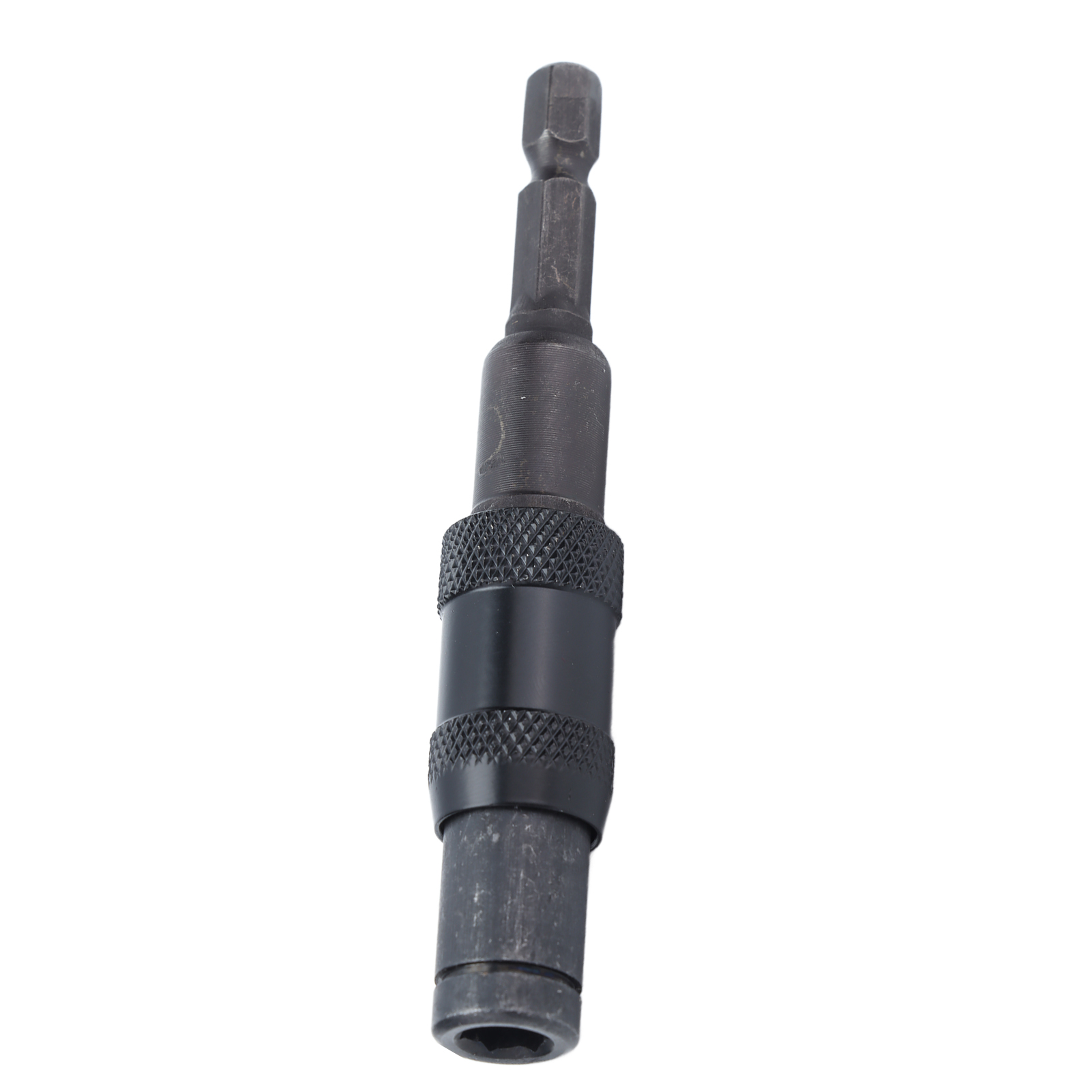 Impact Tough Schnellwechsel-bithalter, Selbstverriegelnde Schraubendreher-verlängerungsstange, 1/4"-sechskantschaft, Schwarz