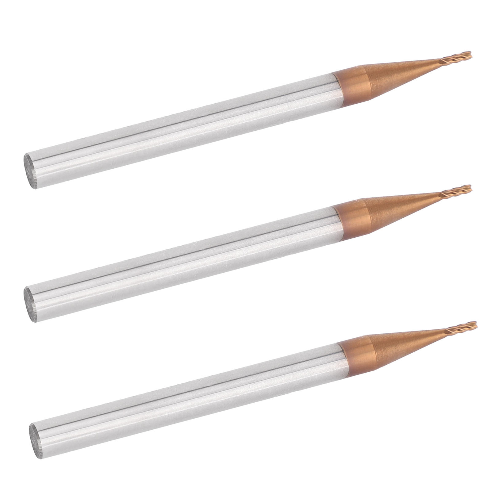 4-zahn-fräser Aus Wolframstahl, 3er-set, Für Die Holzbearbeitung (1x50x4t).