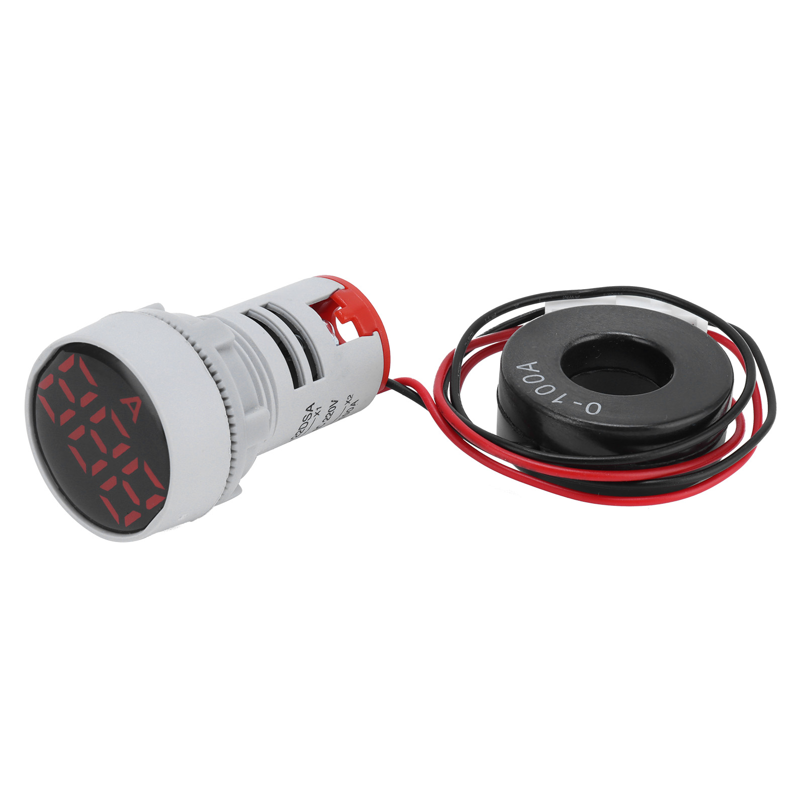 Digitales Quarzamperemeter, Runde Signalanzeige, 220 V Ac, Ad16-22dsared