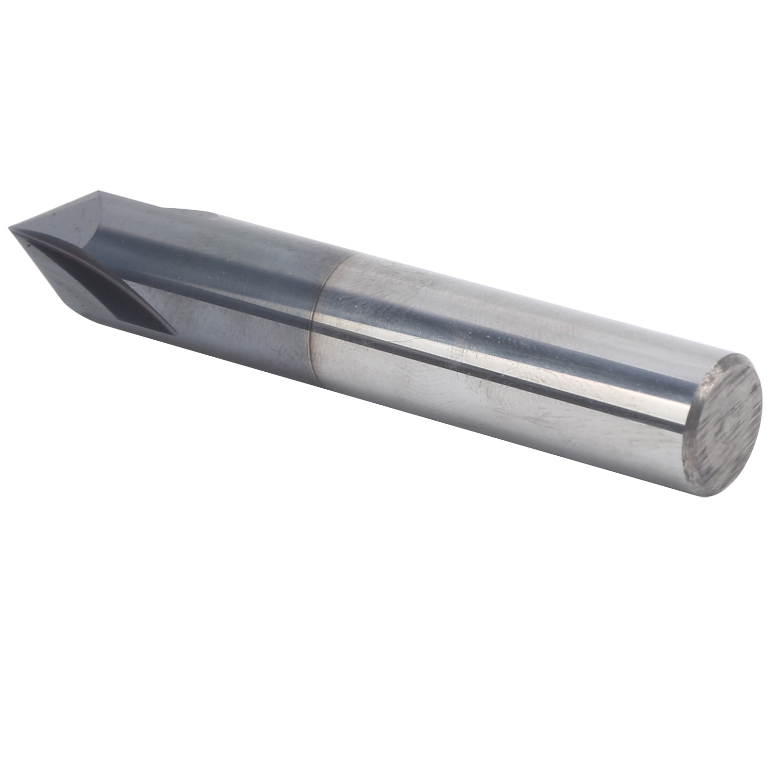 3-schneidiger 60°-fasenfräser Aus Wolframstahl Für Cnc-fräsen Und Polieren, Durchmesser 12 X 60° X 75 Mm (l)