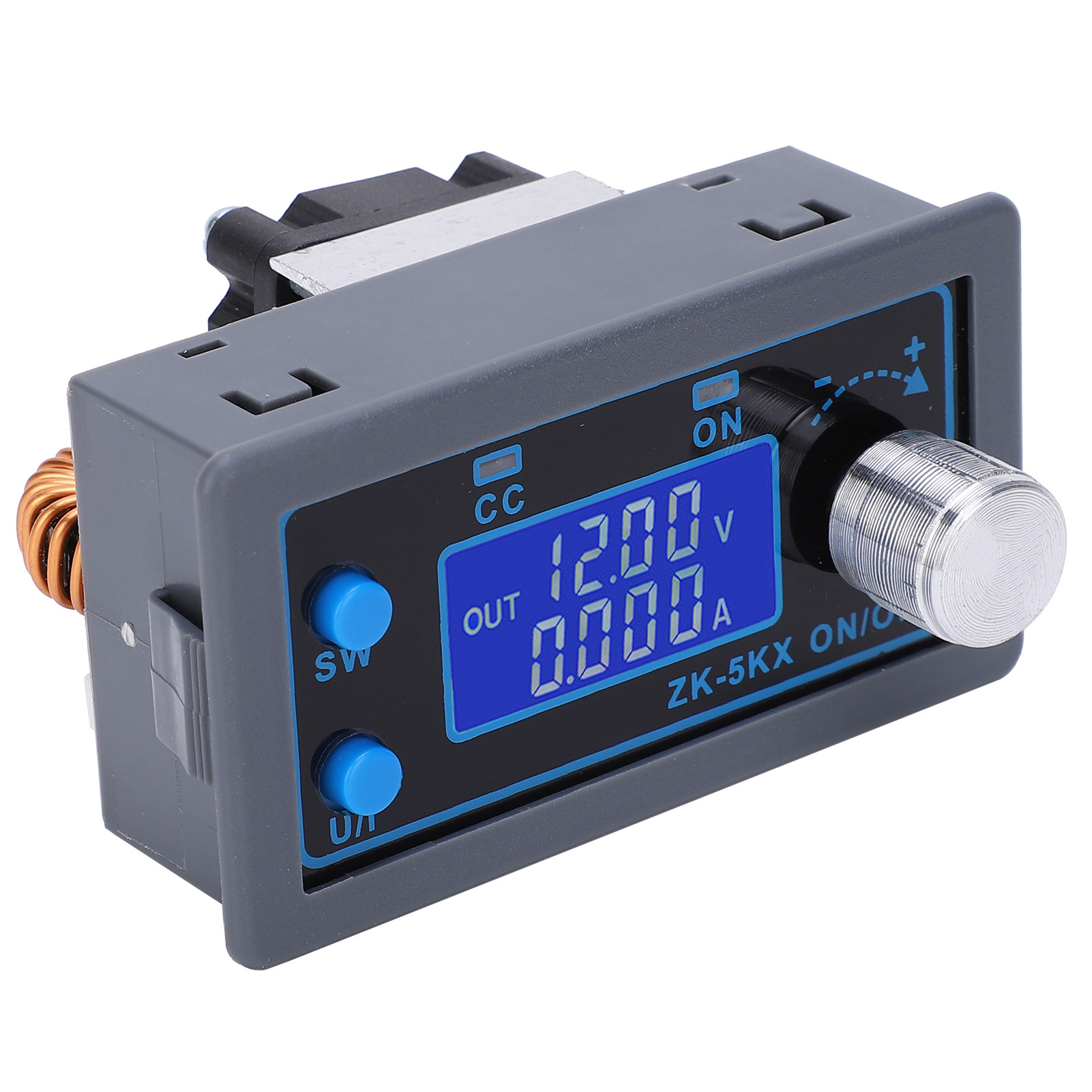 Buck-boost-wandler Mit Lcd-display Und Programmierbarer Digitaler Versorgungsspannungsregelung 5kx