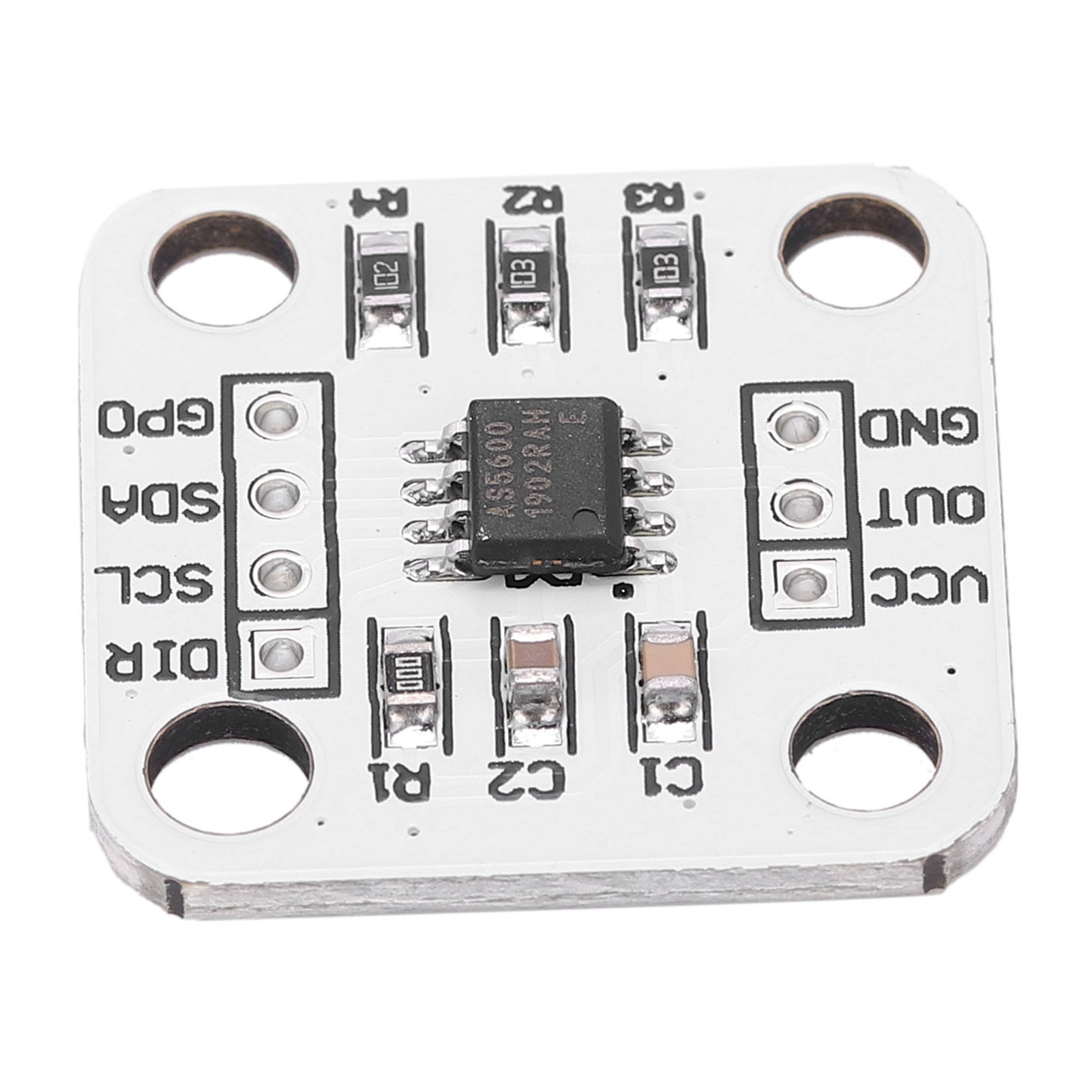 Weißes Magnetinduktionssensormodul, Hochpräzise 12-bit-winkelmessplatine As5600