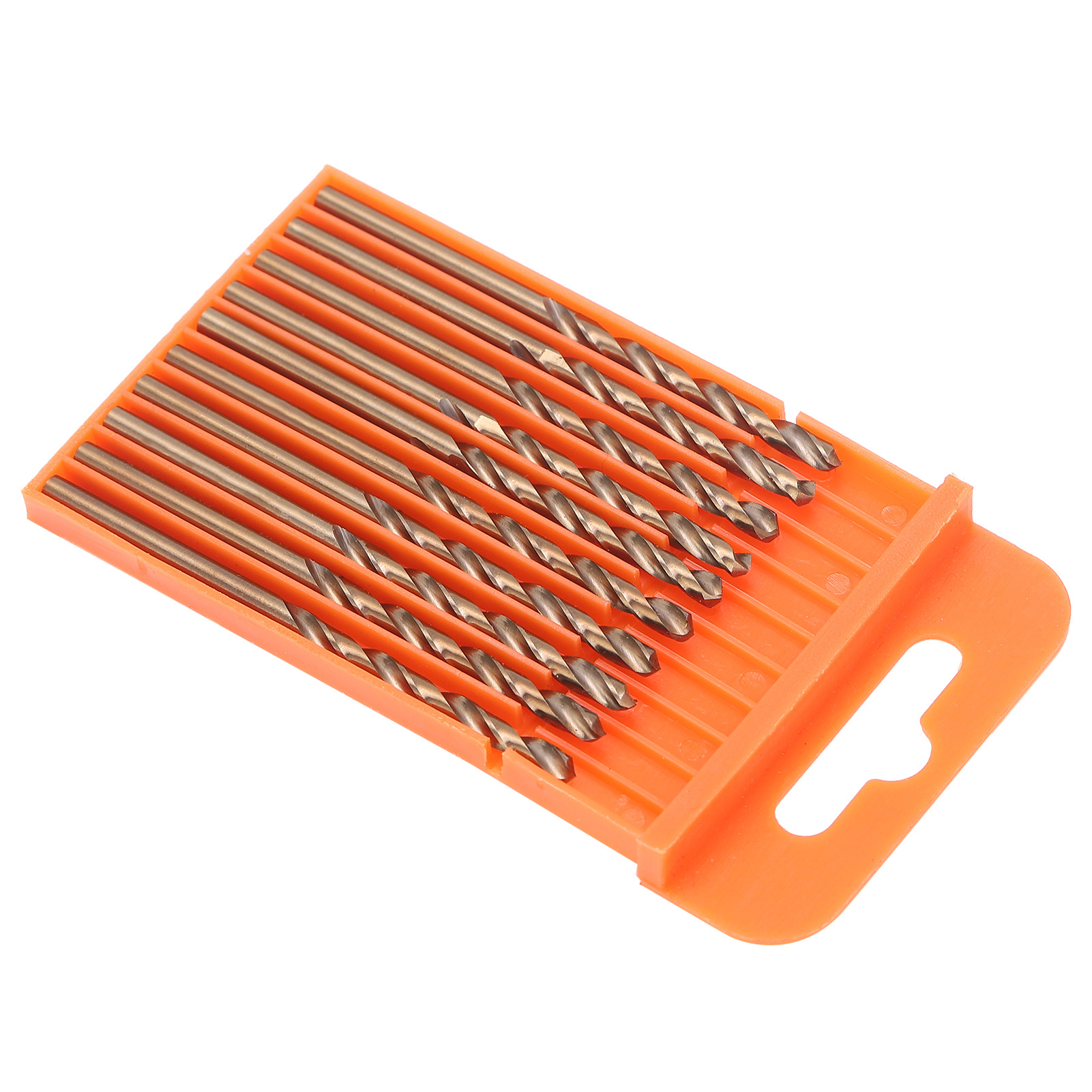 Set Mit 10 Geraden Hss-spiralbohrern Mit 3,5 Mm Schaft Für Manuelles Stanzen