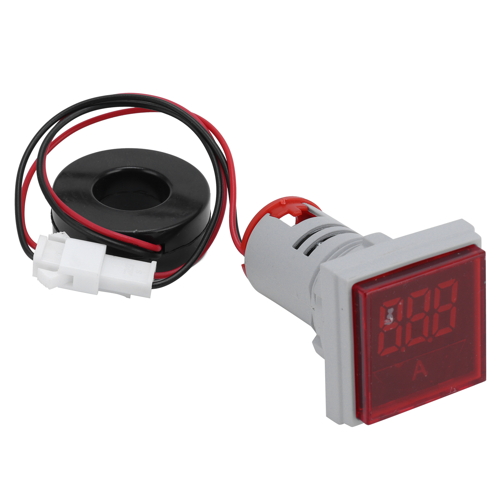 Digitales Rechteckwellen-amperemeter Mit Kontrollleuchte, 220 V Ac, Ad16-22fsared