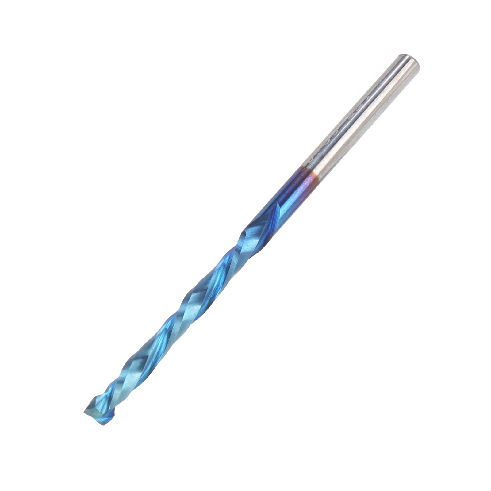 2-schneidiger Nutfräser Mit Geradem Schaft, Blaue Nano-beschichtung, Für Cnc-fräsen, 3,175 X 28 X 60 Mm