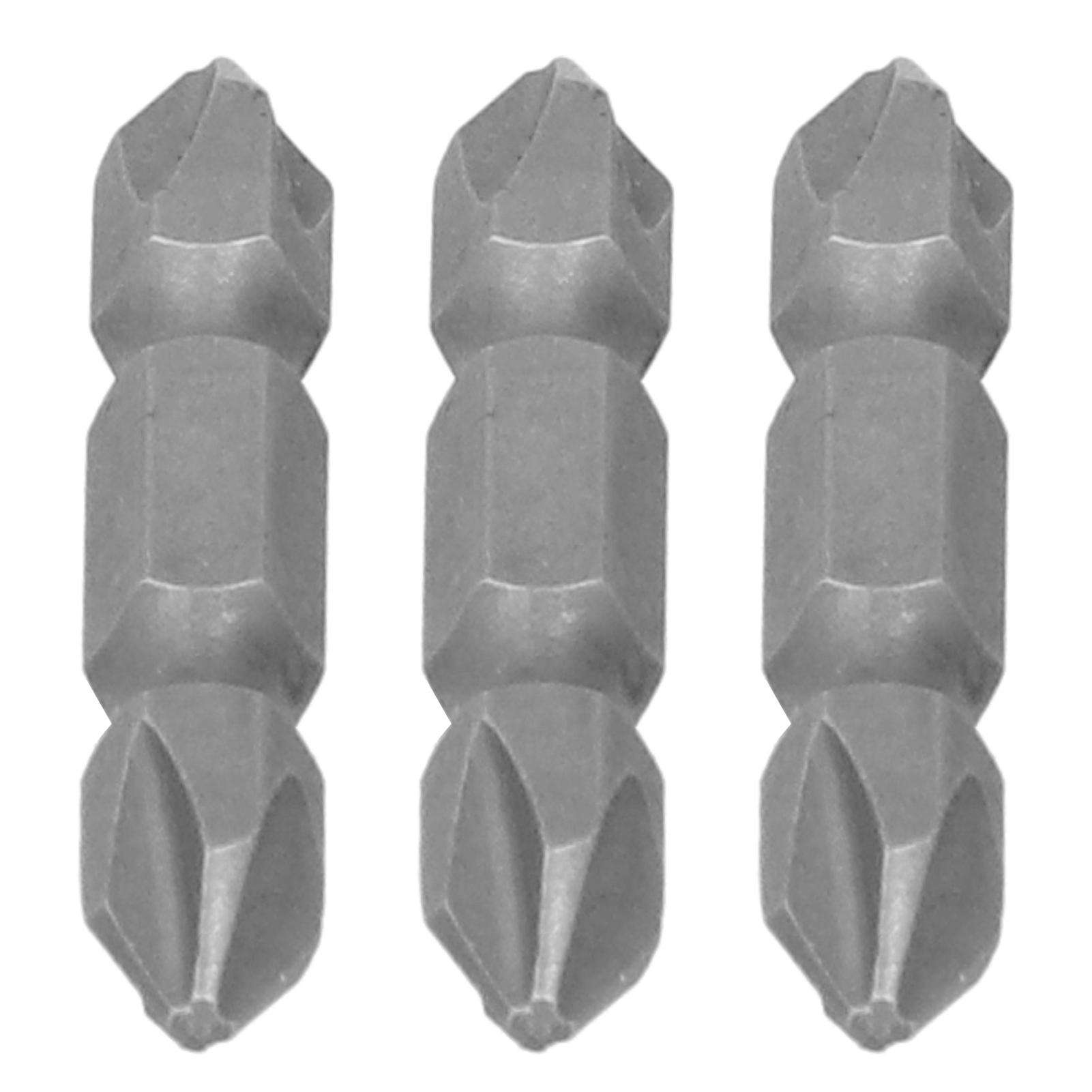 Set Mit 10 Leistungsstarken Magnetischen Doppelkopf-kreuzschlitzschraubendreherbits S1/4, 50 Mm Handwerkzeug