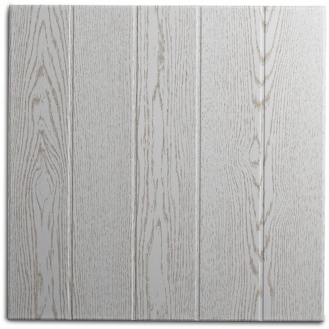 Saarpor - Decosa Deckenplatte Athen, esche weiß, 50 x 50 cm - 10 Pack (= 20 qm)
